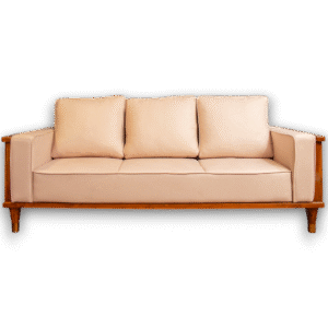 Tashi Luma Blush Solid Wood Sofa